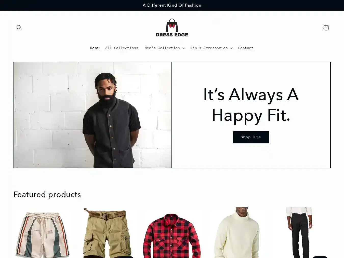 Dressedge.us Fraudulent Fashion website.