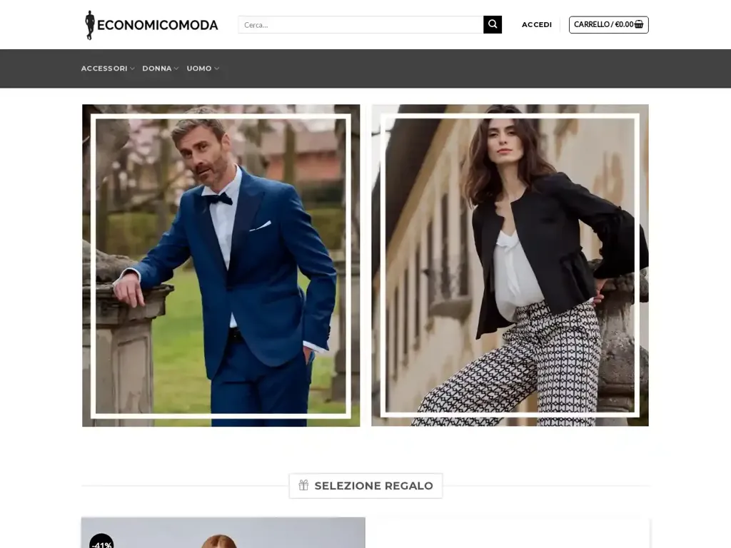 Screenshot of Economicomoda.com taken on Saturday the 27th of April 2024
