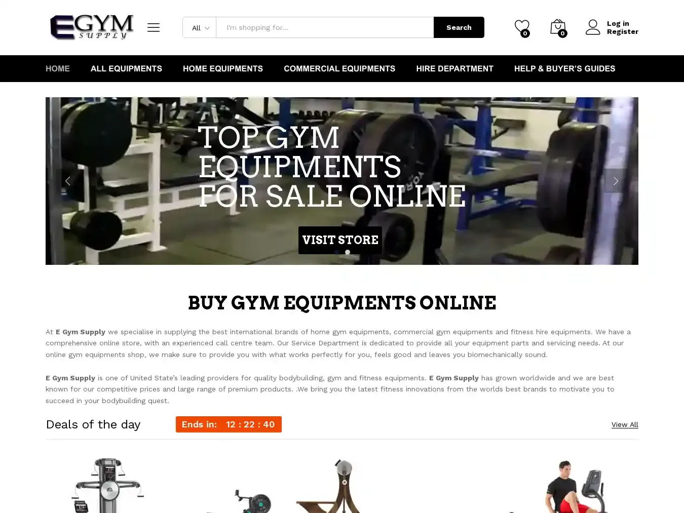 Egymsupply.com Fraudulent Sport website.