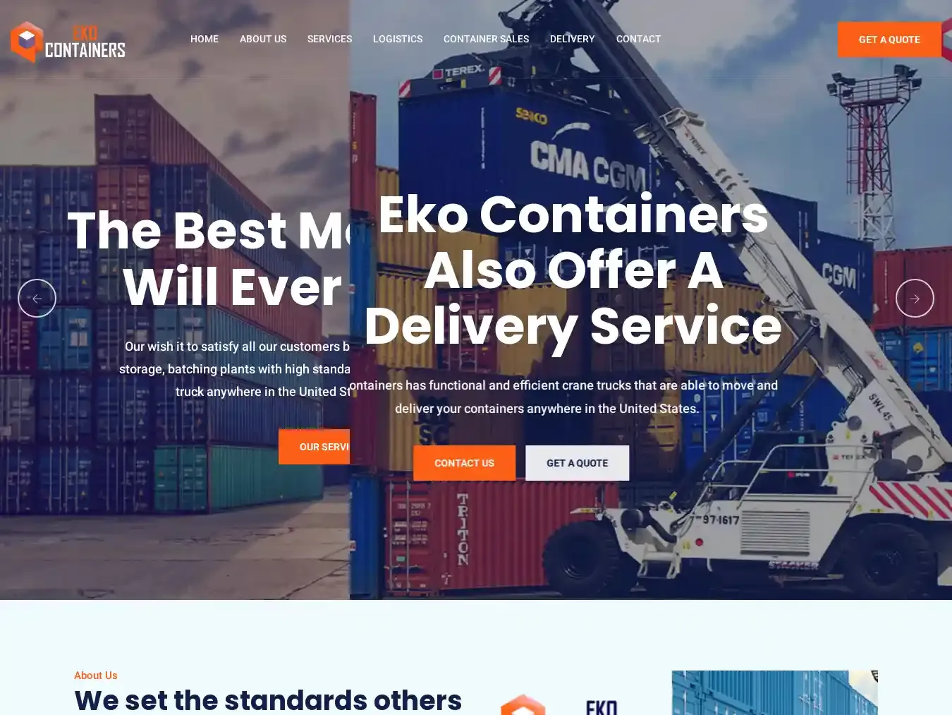 Eko-containers.com Fraudulent Container website.