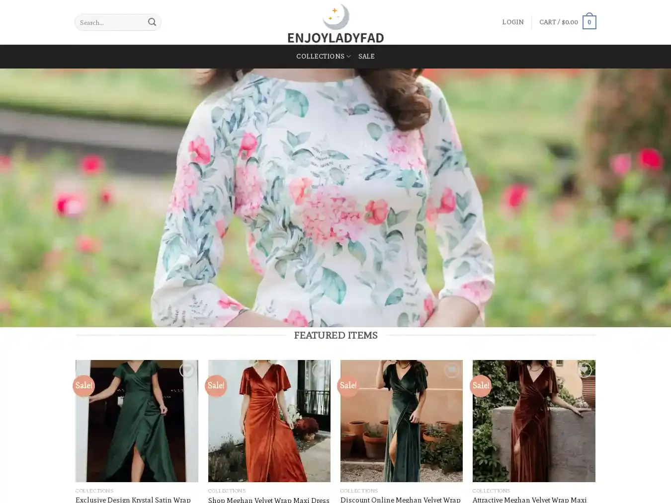 Enjoyladyfad.com Fraudulent Fashion website.