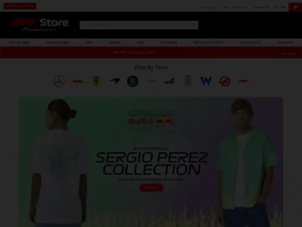 Screenshot of Eu-f1store1-formula1.shop taken on Thursday the 10th of October 2024