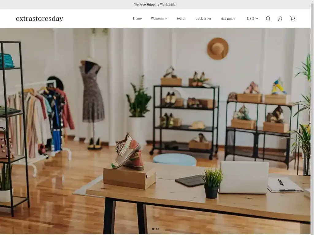 Screenshot of Extrastoresday.com taken on Thursday the 10th of October 2024