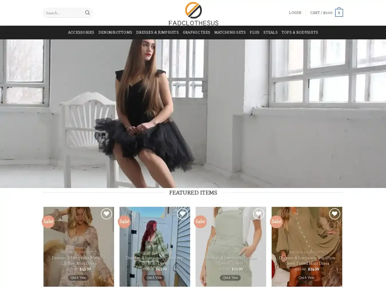Fadclothesus.com Fraudulent Fashion website.
