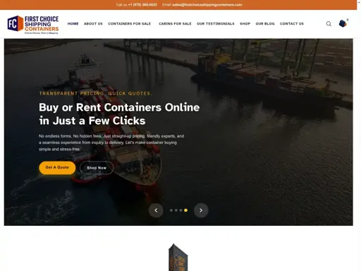 Firstchoiceshippingcontainers.com