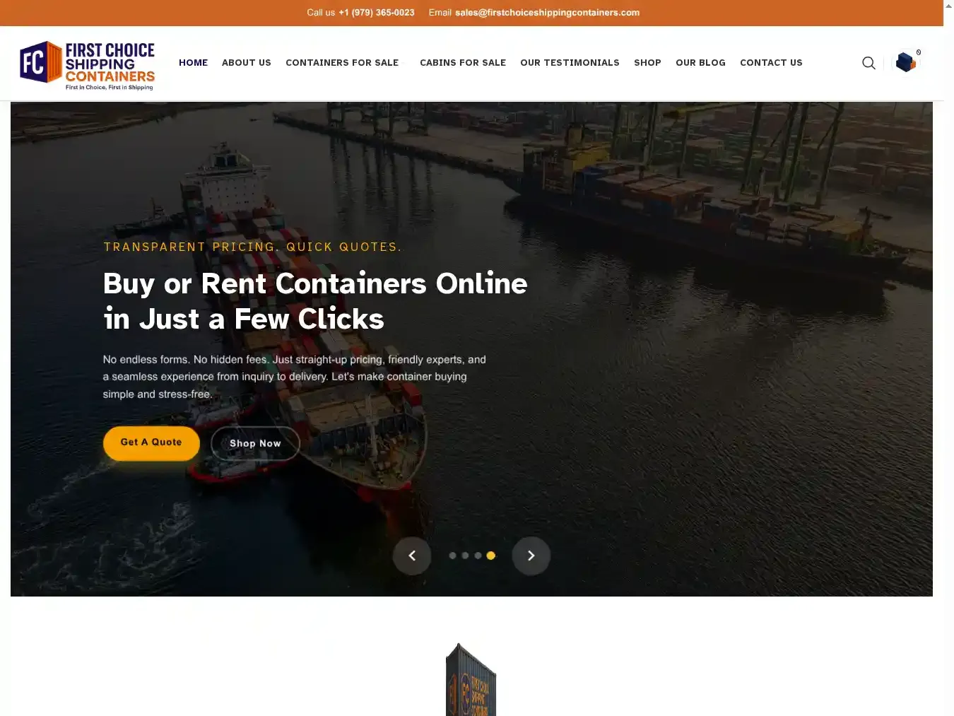 Firstchoiceshippingcontainers.com Fraudulent Container website.