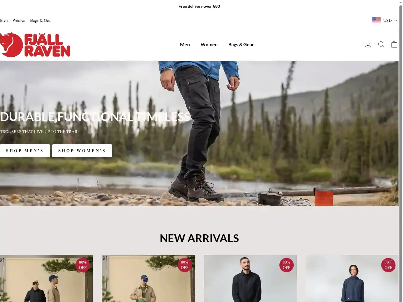 Fjallravensvip.shop Fraudulent Non-Delivery website.