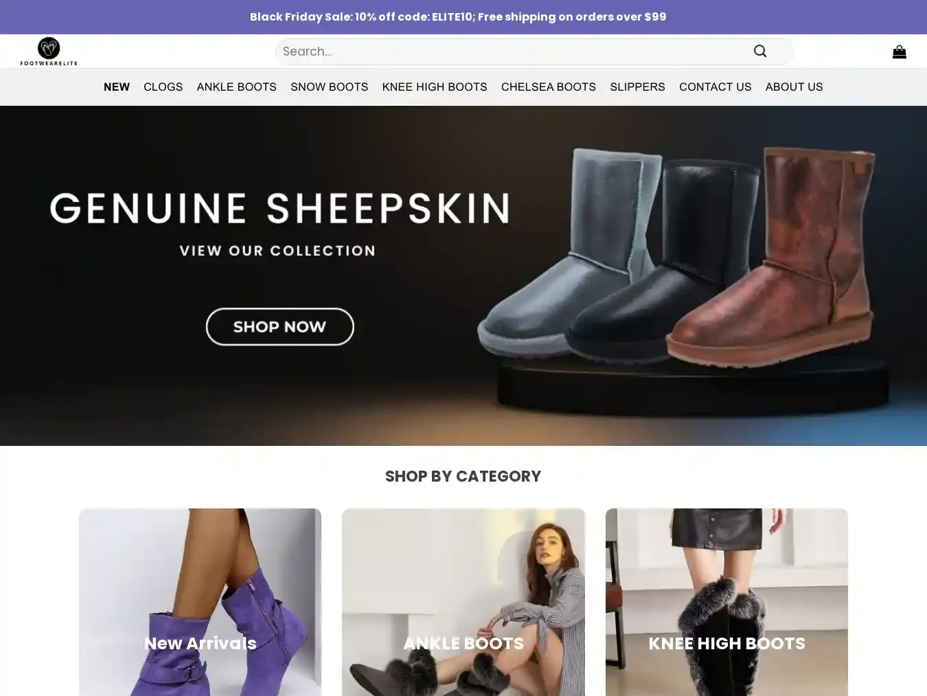 Footwearelite.com Fraudulent Non-Delivery website.