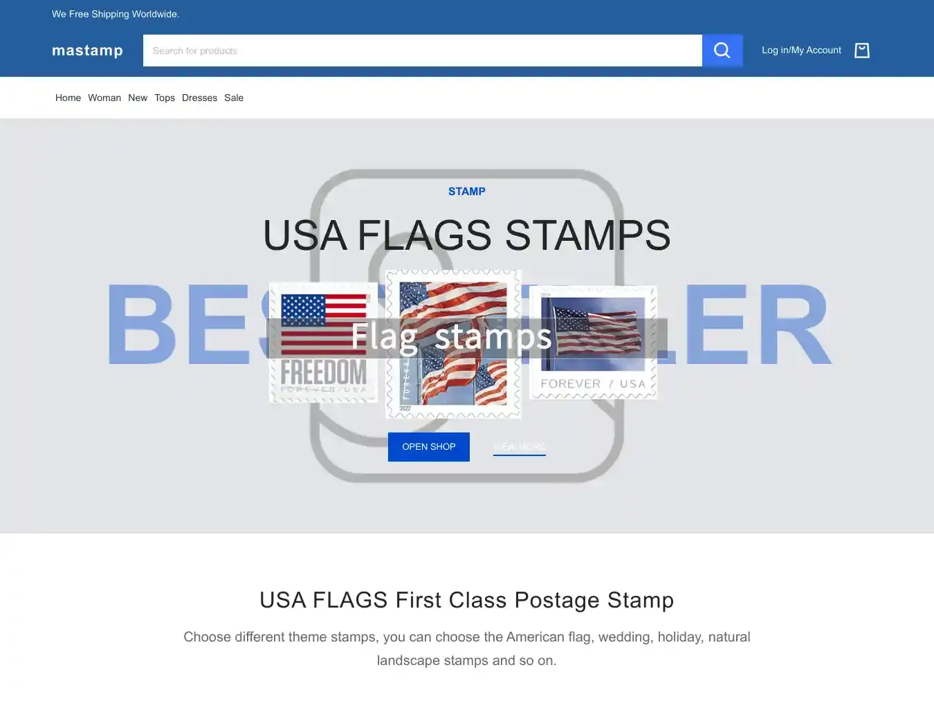 Forevertstamps.com Fraudulent Non-Delivery website.