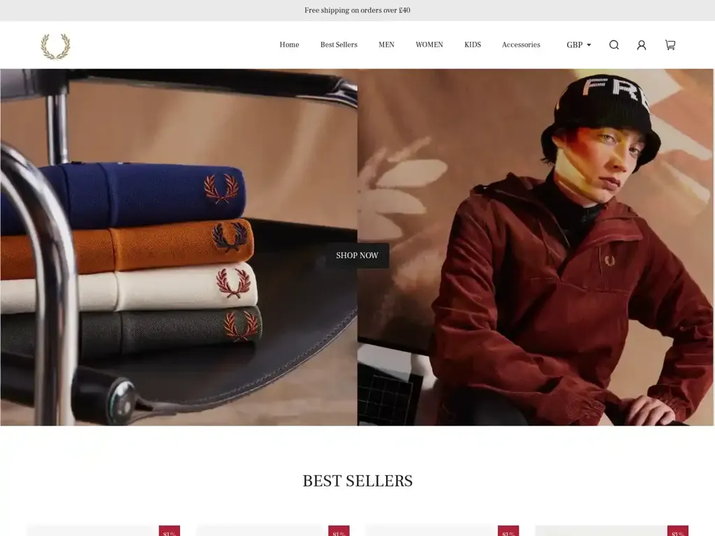 Screenshot of Fredperrykaka.com taken on Tuesday the 16th of January 2024