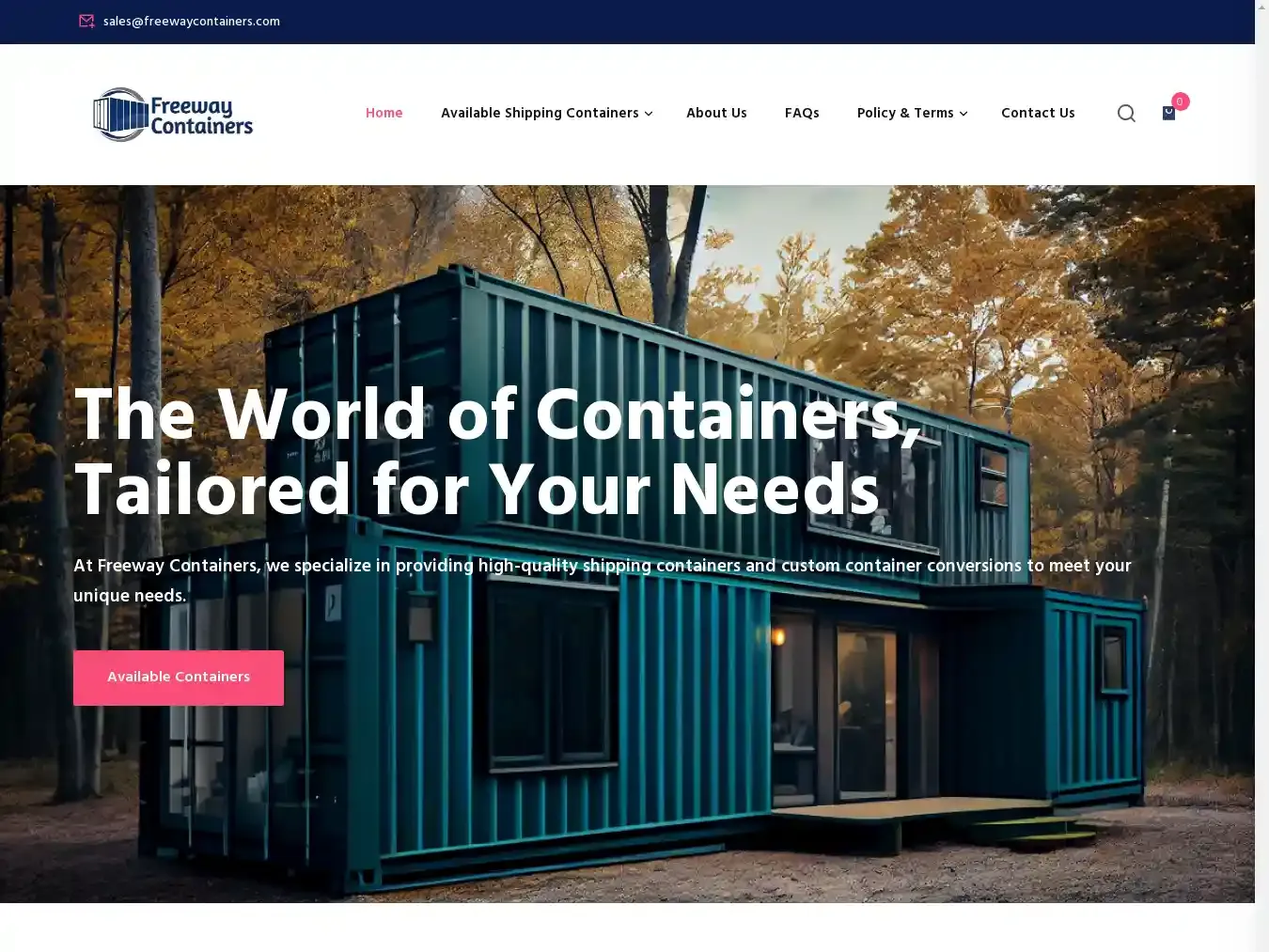 Freewaycontainers.com Fraudulent Container website.