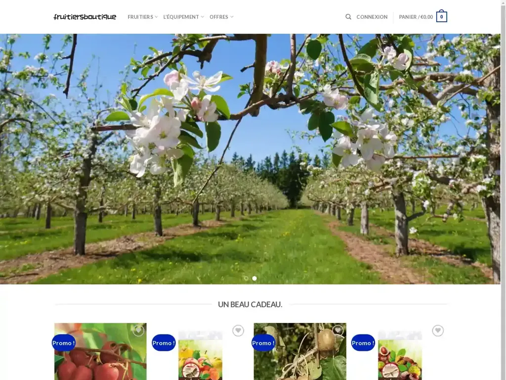 Screenshot of Fruitiersboutique.com taken on Wednesday the 26th of June 2024