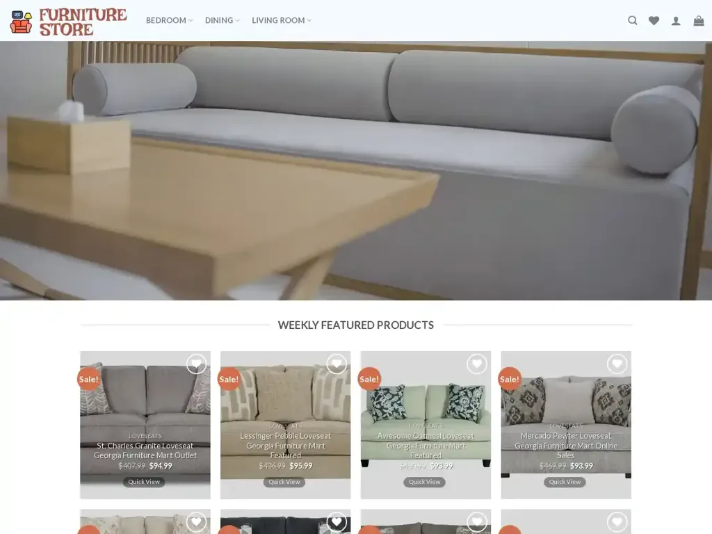 Screenshot of Furniturefabulous.com taken on Wednesday the 10th of January 2024