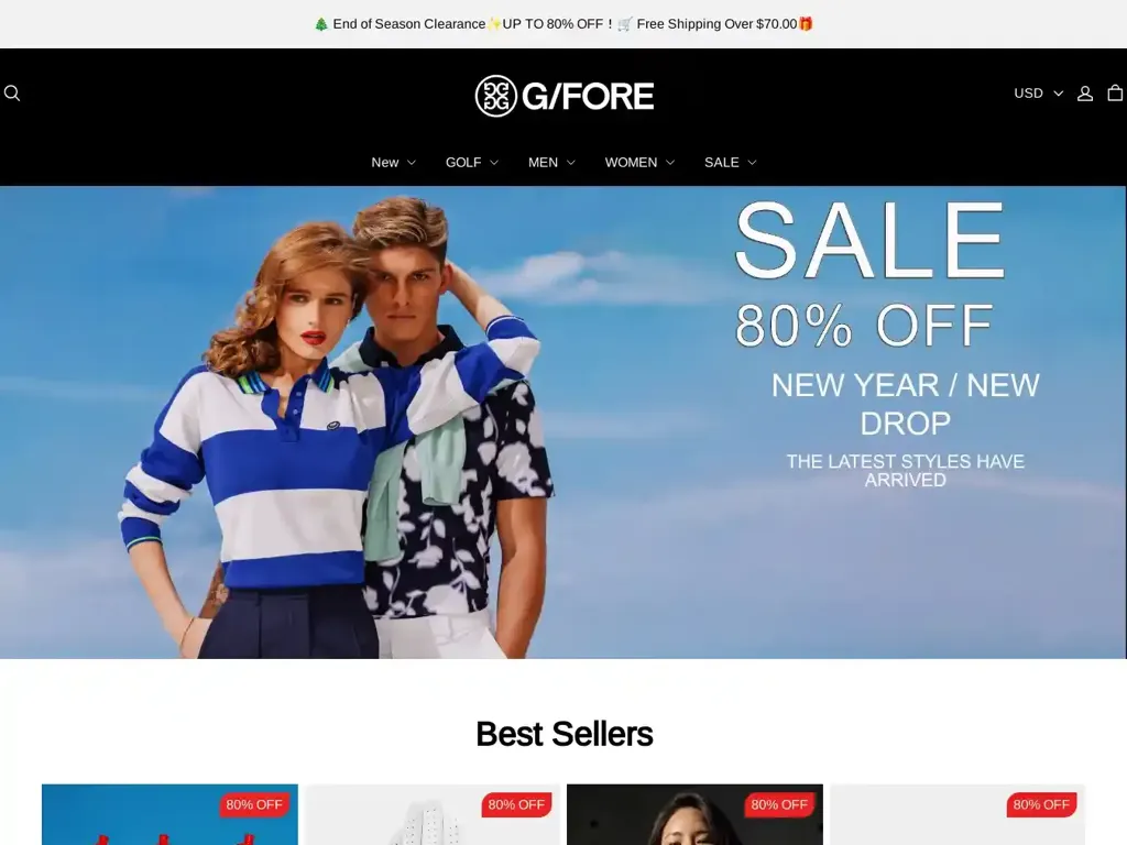 Screenshot of Gforesale.shop taken on Tuesday the 14th of January 2025