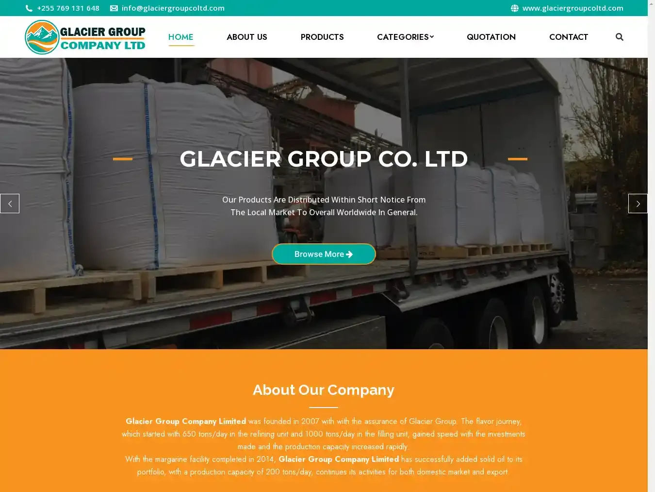 Glaciergroupcoltd.com Fraudulent Non-Delivery website.