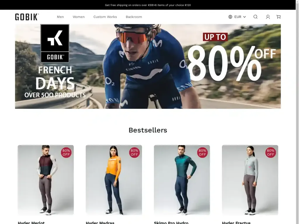 Screenshot of Gobiksales.shop taken on Wednesday the 30th of October 2024