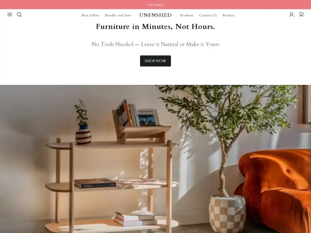 Screenshot of Gofurnitureun.com taken on Tuesday the 19th of August 2025