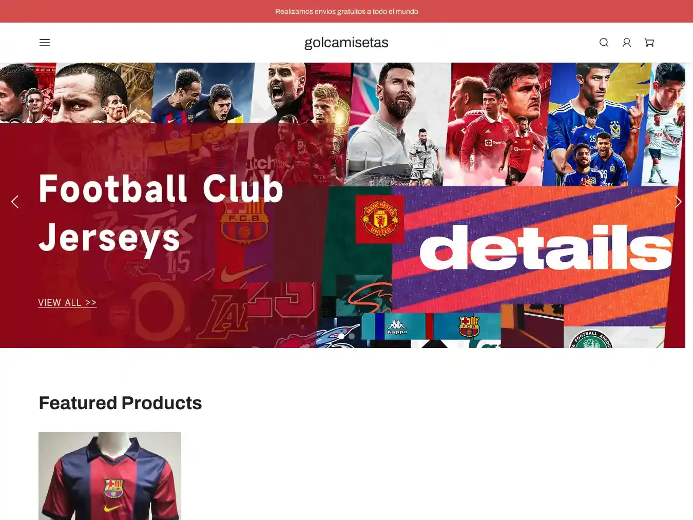 Golcamisetas.com Fraudulent Non-Delivery website.
