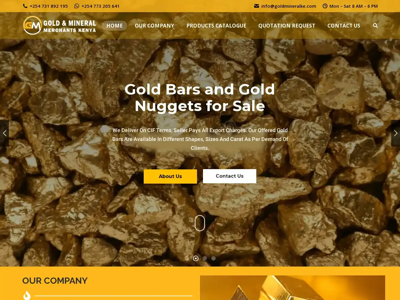 Goldmineralke.com Fraudulent Non-Delivery website.