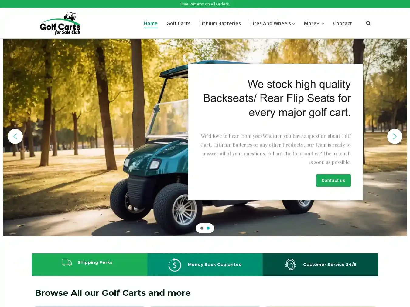 Golfcartsforsaleclub.com Fraudulent Non-Delivery website.