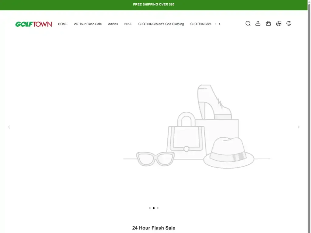 Screenshot of Golfsavingvip.com taken on Thursday the 22nd of May 2025