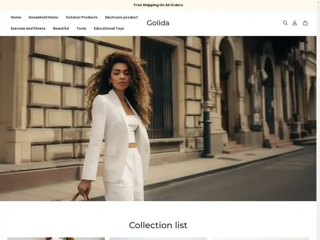 Screenshot of Golidaa.com taken on Thursday the 10th of October 2024