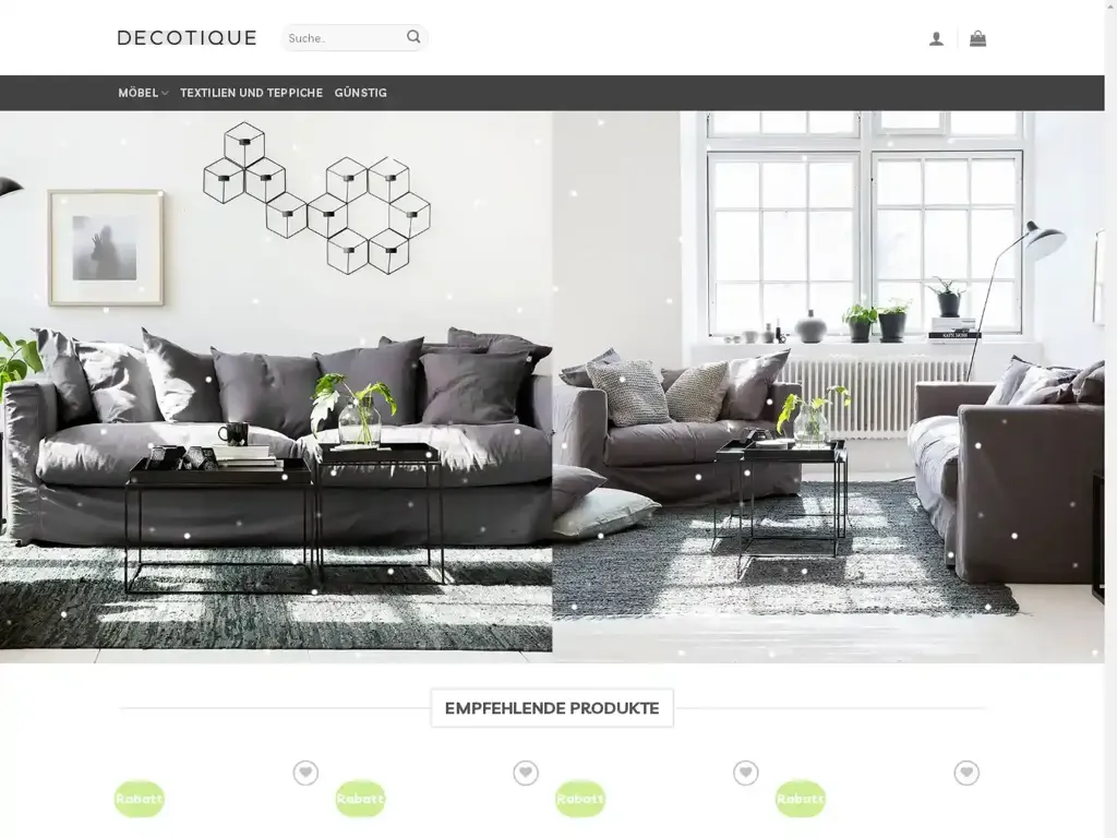 Screenshot of Heimdecotique.com taken on Wednesday the 26th of June 2024