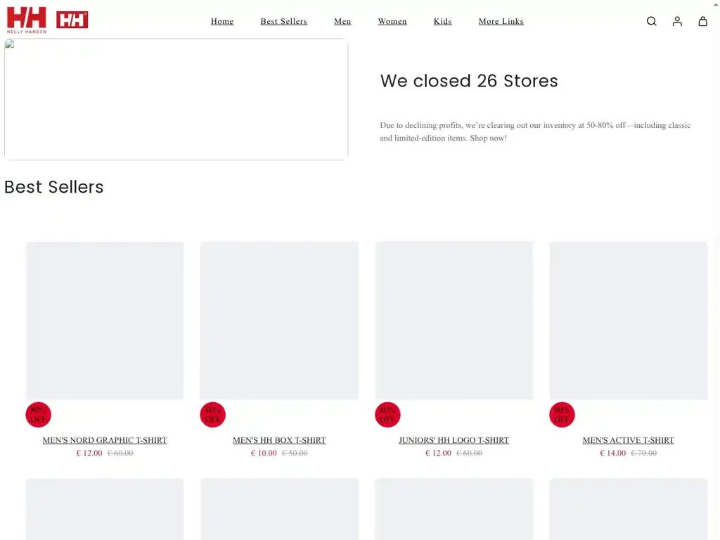 Screenshot of Hellyhansen-vip.com taken on Thursday the 19th of June 2025