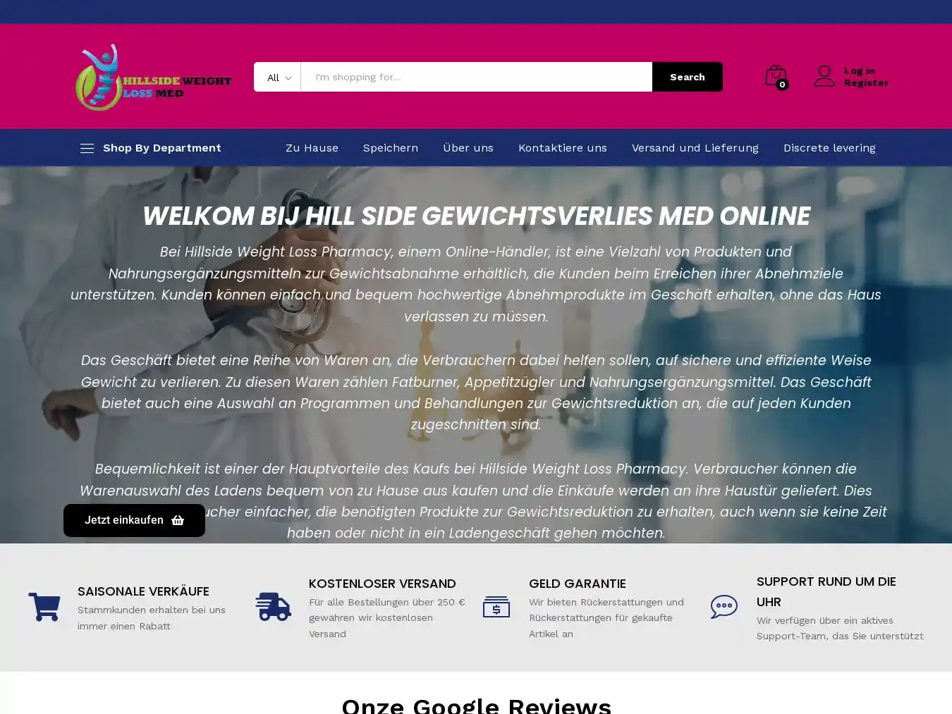 Hillsideweighlossmed.com Fraudulent Medical website.