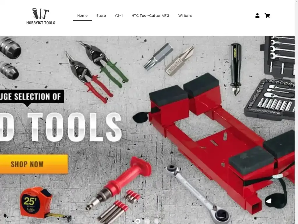 Screenshot of Hobbyisttools.com taken on Monday the 10th of June 2024