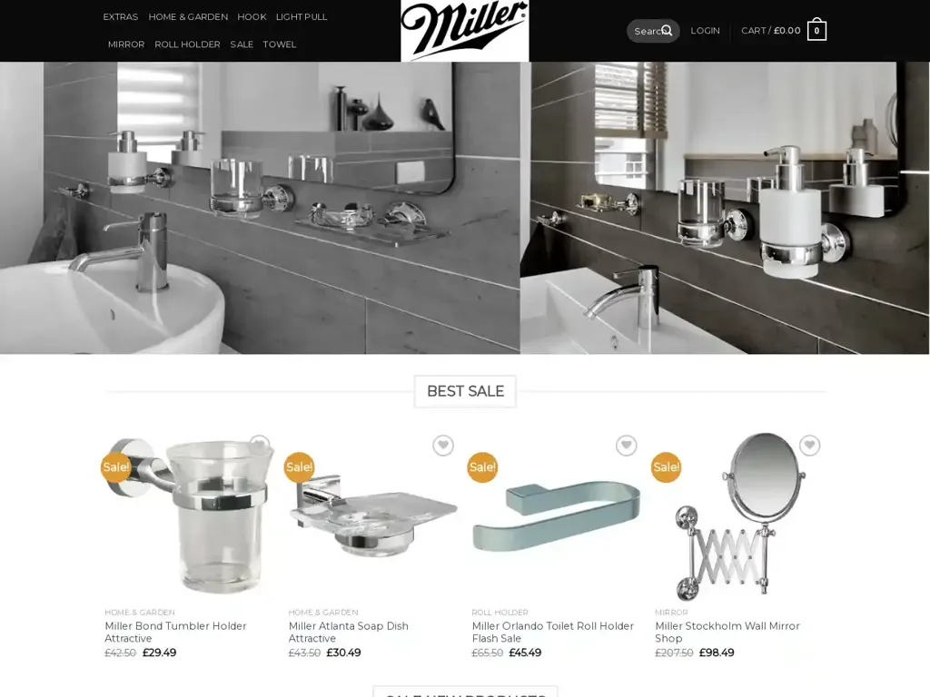 Screenshot of Home-miller.com taken on Wednesday the 26th of June 2024