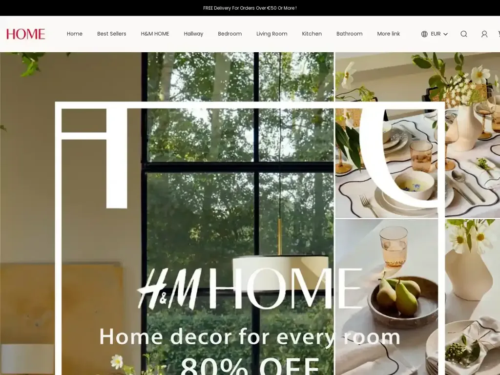 Screenshot of Homedecors.top taken on Wednesday the 28th of February 2024