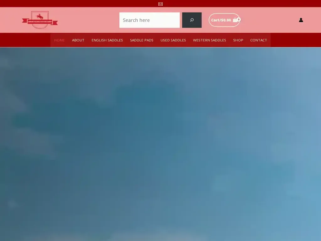 Screenshot of Horsesaddlestackshop.com taken on Thursday the 4th of January 2024