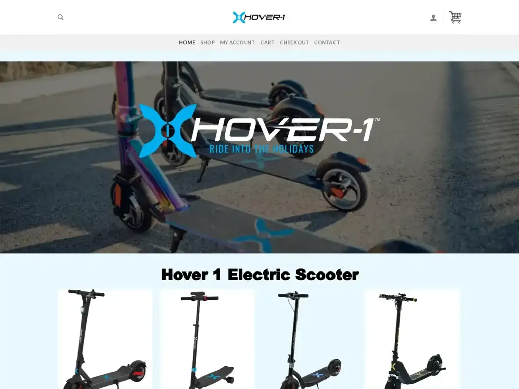Screenshot of Hover1store.com taken on Friday the 26th of January 2024