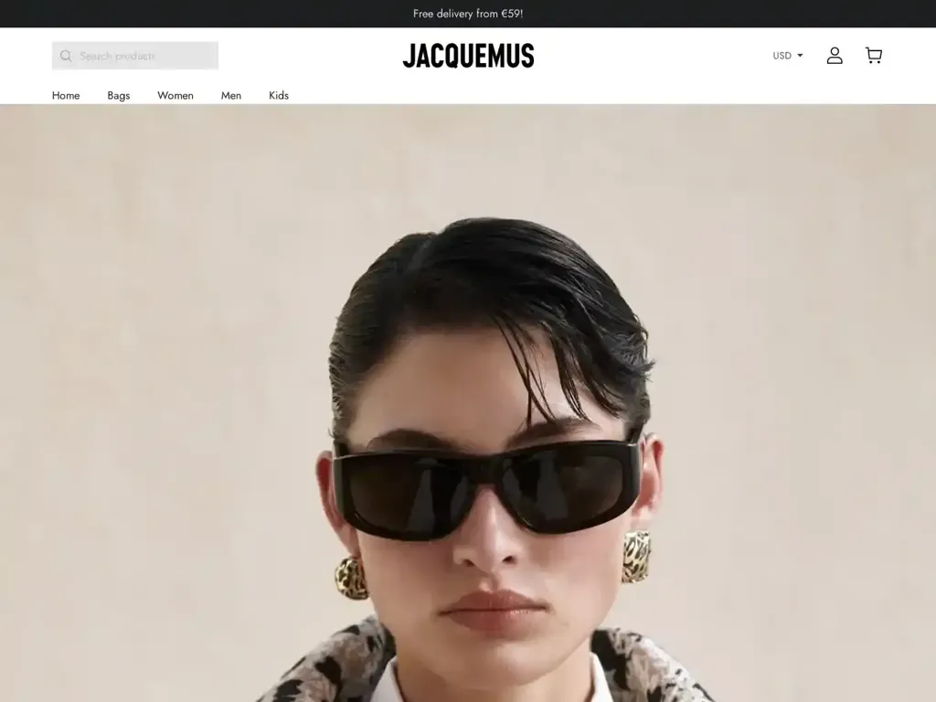 Screenshot of Jacquemushopping.shop taken on Friday the 15th of March 2024