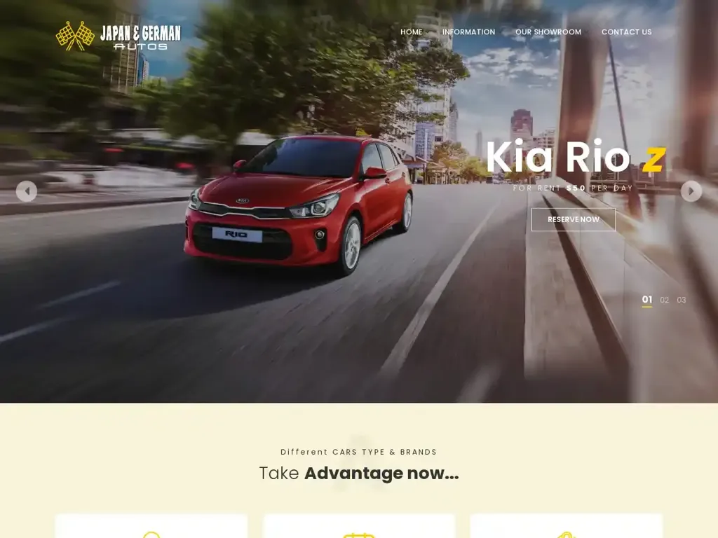 Screenshot of Japangermanautos.com taken on Friday the 5th of April 2024