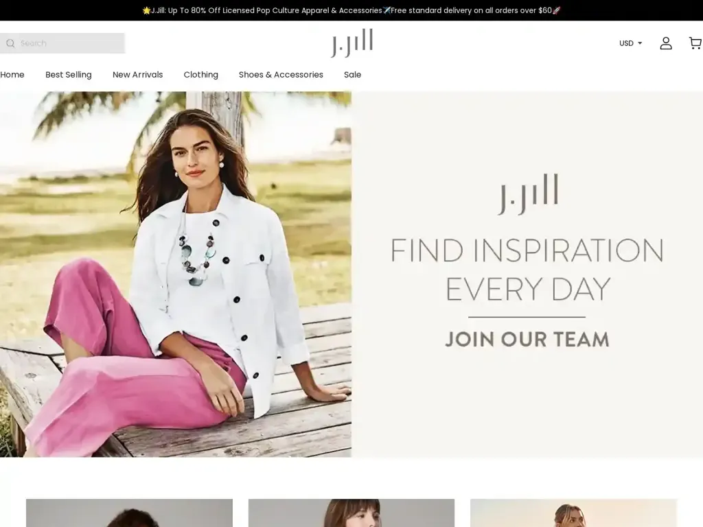 Screenshot of Jjillsale.shop taken on Saturday the 13th of April 2024