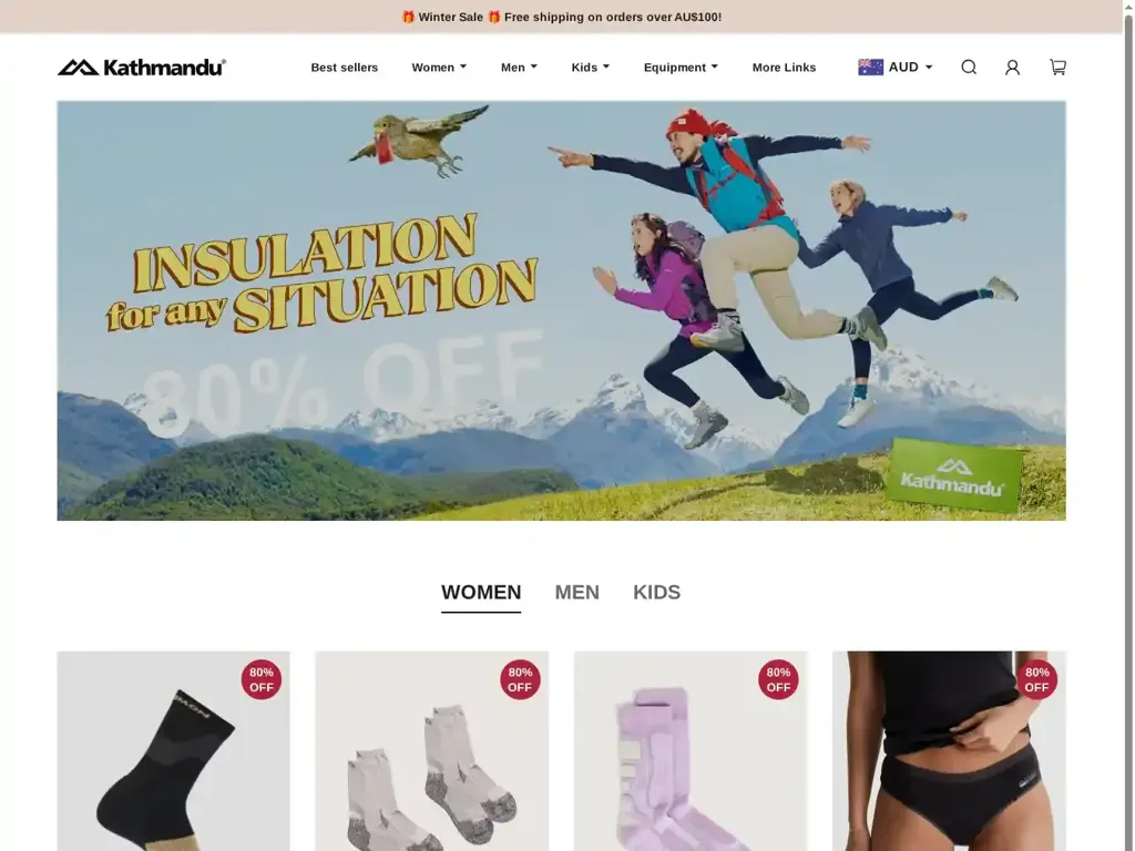 Screenshot of Kathmandugears.com taken on Thursday the 19th of June 2025