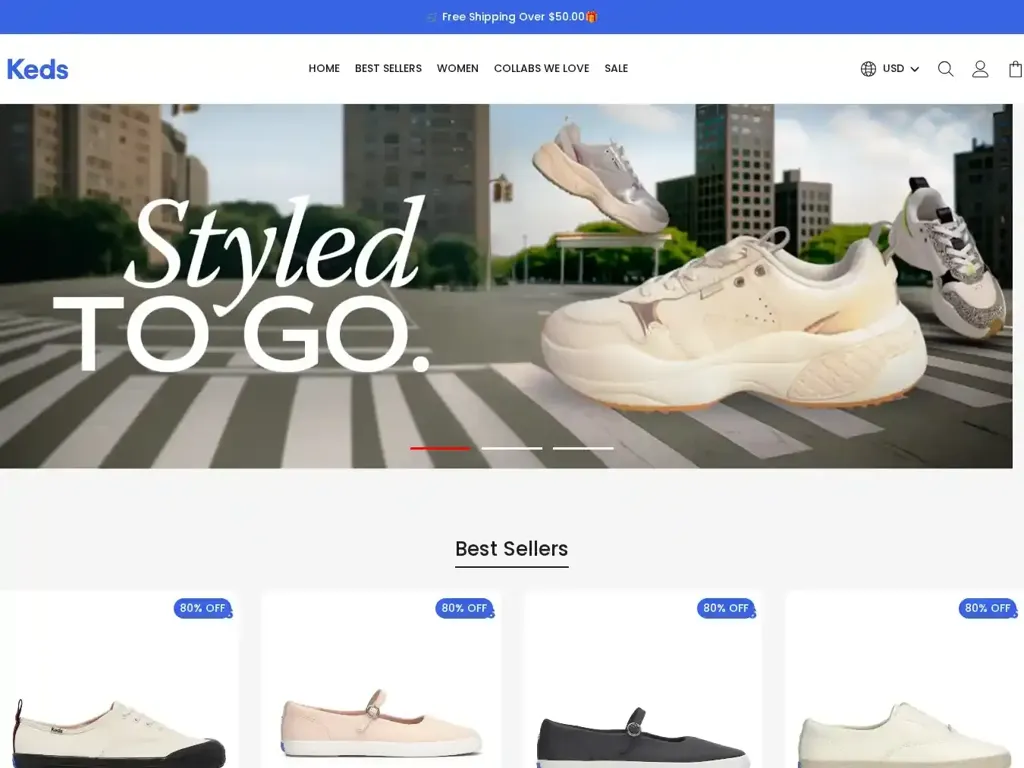 Screenshot of Kedsus.shop taken on Wednesday the 25th of June 2025