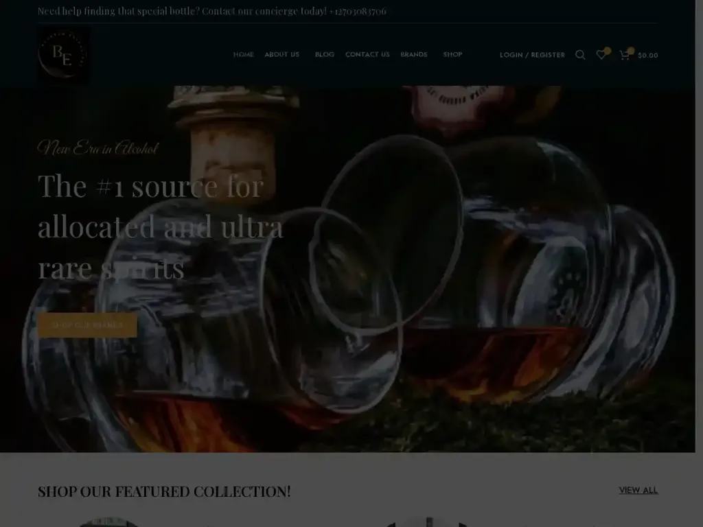 Screenshot of Kentuckybourbonwhiskey.shop taken on Friday the 23rd of August 2024