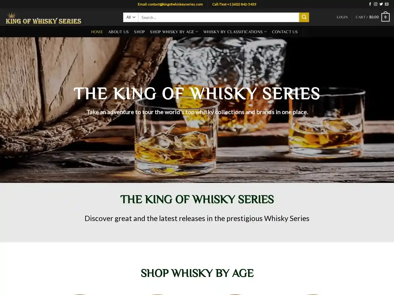 Kingofwhiskeyseries.com Fraudulent Whisky website.