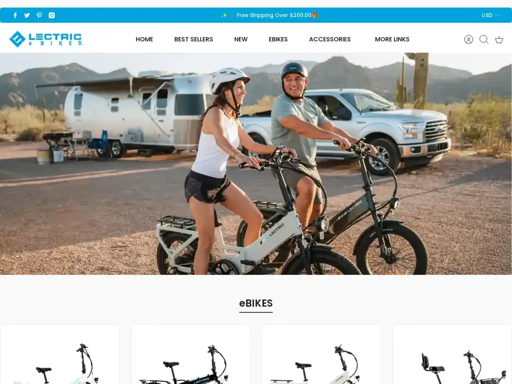 Screenshot of Lectricebikesdirectsale.com taken on Tuesday the 15th of July 2025