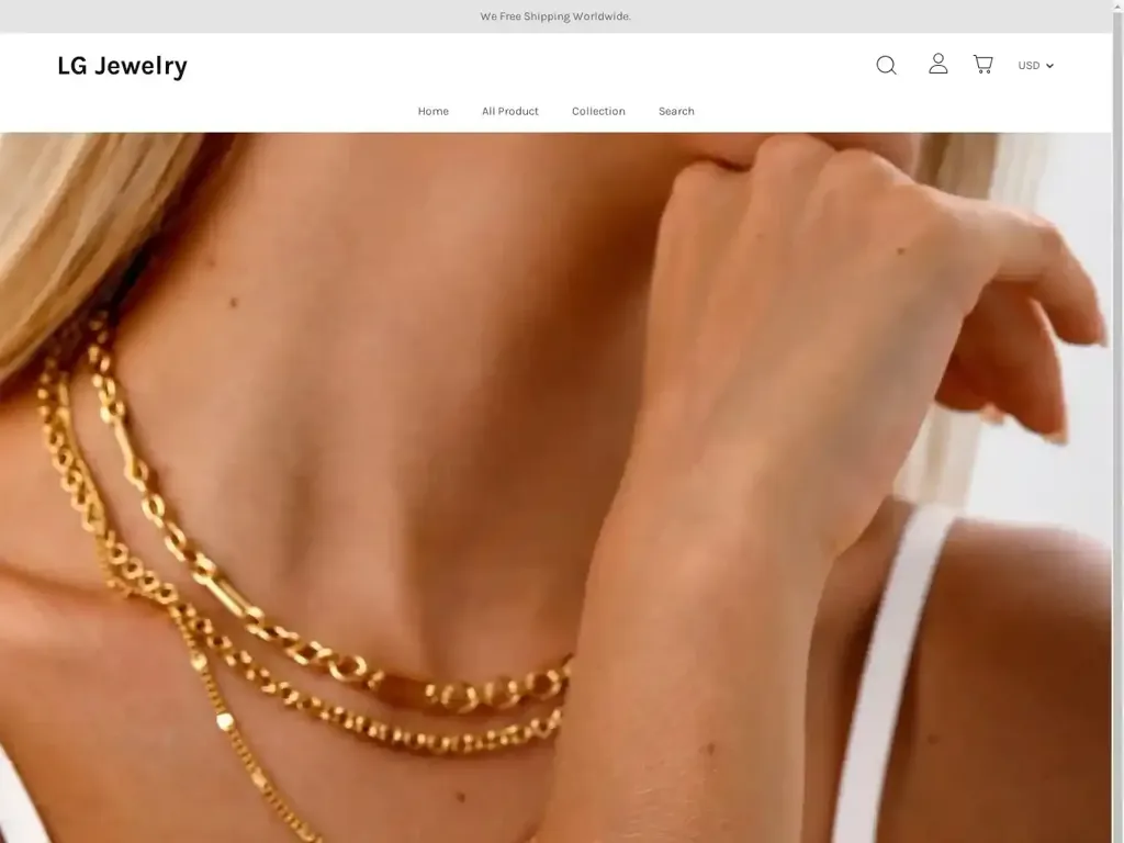 Screenshot of Leigangjewellery.com taken on Sunday the 24th of November 2024