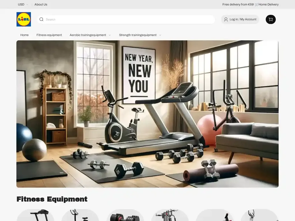 Screenshot of Lidfitnesssalevip.shop taken on Saturday the 21st of December 2024