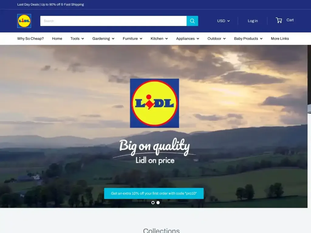 Screenshot of Lidtops.com taken on Thursday the 4th of September 2025