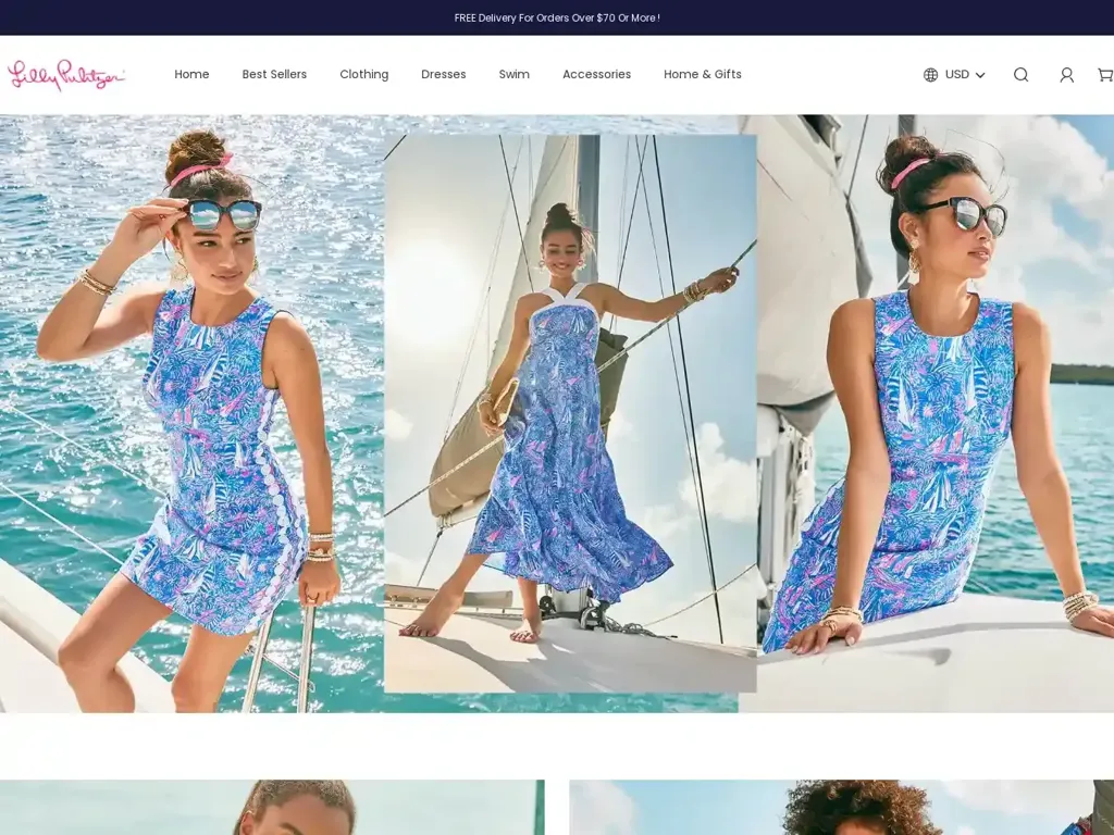 Screenshot of Lillypulitzerclothing.com taken on Friday the 5th of April 2024