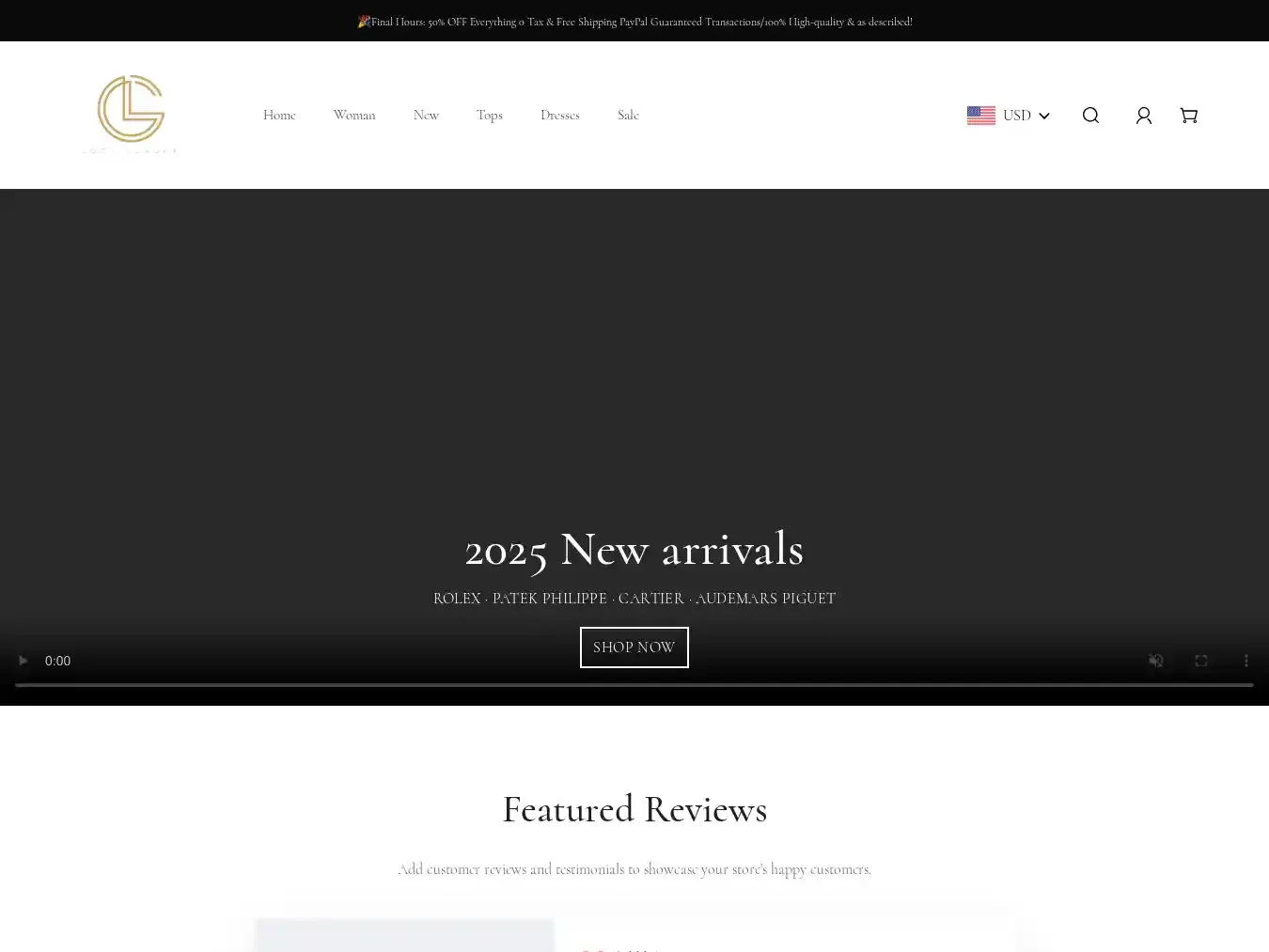 Locylux.shop Fraudulent Non-Delivery website.