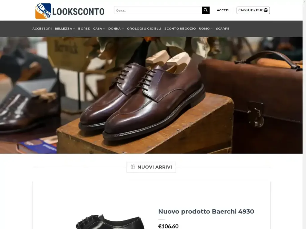 Screenshot of Looksconto.com taken on Wednesday the 26th of June 2024