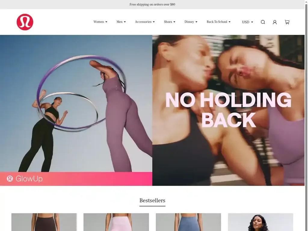 Screenshot of Lululemonclubs.com taken on Wednesday the 14th of May 2025
