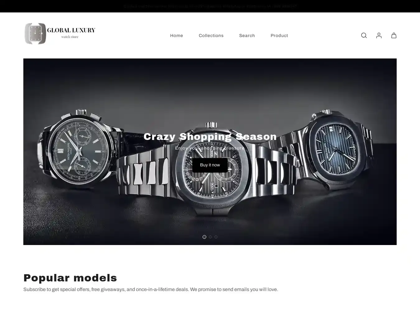 Luxurywatchesglobalcenter.com Fraudulent Non-Delivery website.